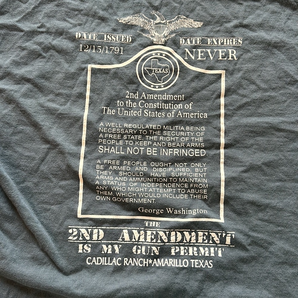 2nd Amendment tee-Large - Picture 3 of 4